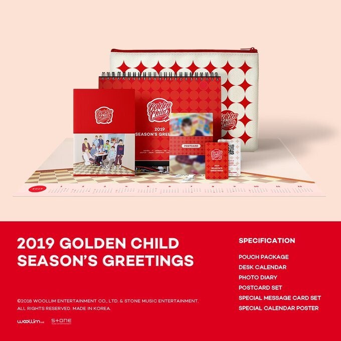 アイドルグッズ 2019 SEASON'S GREETINGS & WALL CALENDAR Golden Child 2019 Season's Greetings | eBay