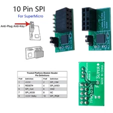 Replacement TPM2.0 10-pin Security Module Security Processor Trusted Platform