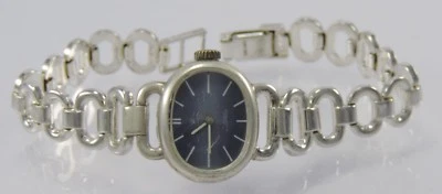  Vintage / 17 Jewels Damenuhr / Handaufzug / Shockproof / Silber 835er - Bild 1 von 4
