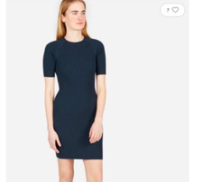 NWOT Everlane knit ribbed sweater dress sz XS