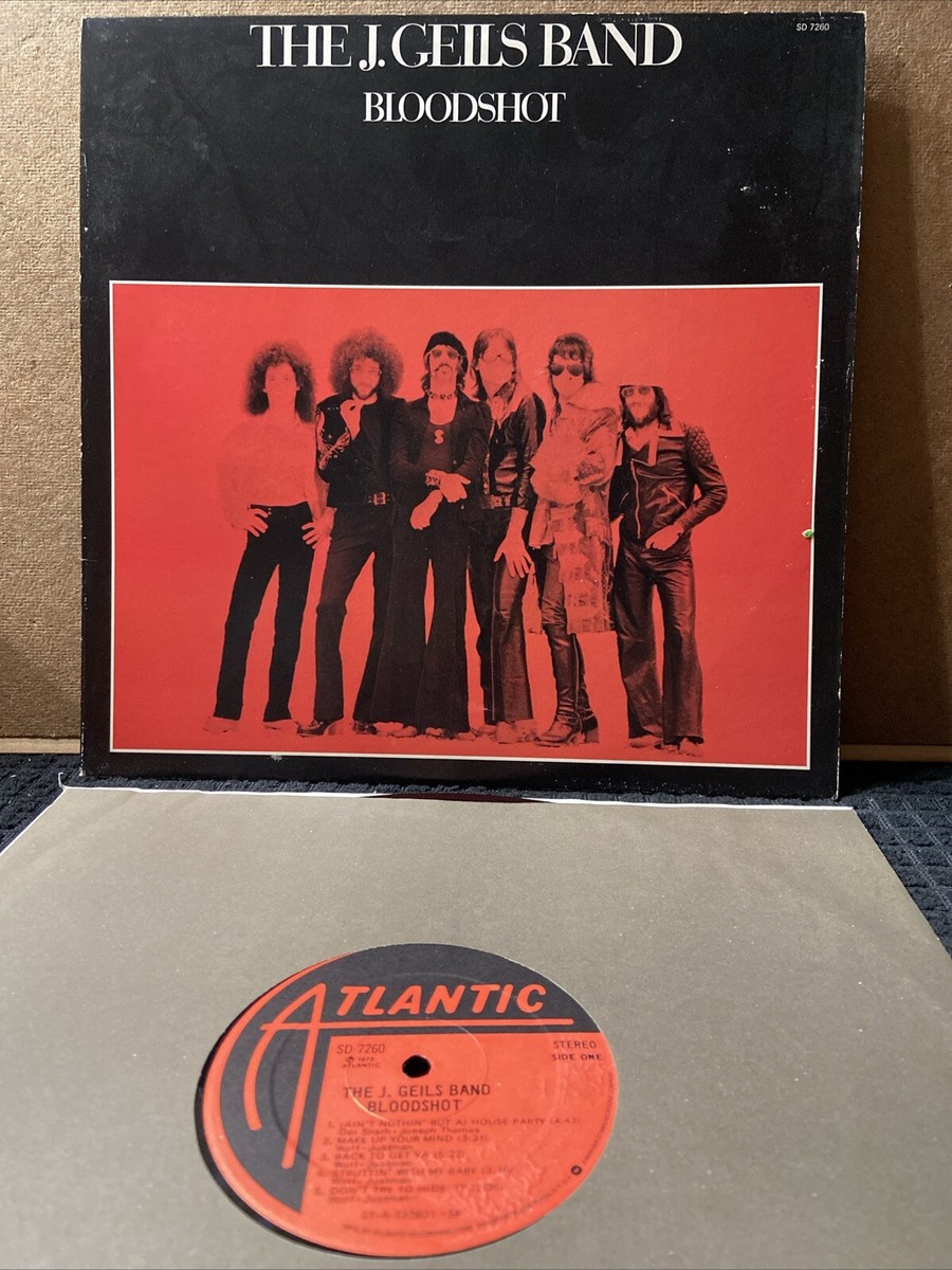 J.Geils Band Bloodshot J.ガイルズ バンド Promo J.Geils Band Bloodshot J.ガイルズ バンド Promo