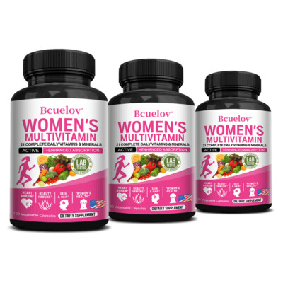 Multivitamin for Women - Highest Potency Complete Daily + Multimineral Capsules