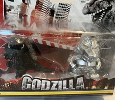 Bandai Godzilla Chibi Figures Box Set Godzilla and Mechagodzilla 2" 97921 NEW