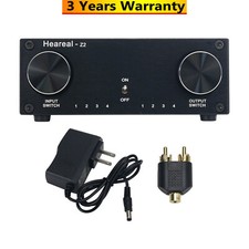 Interruttore Audio Lossless 4 In 4 Out Selettore Interruttore Hifi Adattatore Segnale Audio