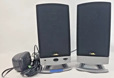 Cyber Acoustics Computer Laptop Speakers 3.5mm AUX Audio Plug Jack Male