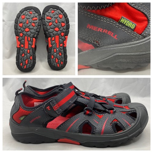 Merrell Hydro Hiking Sandals Waterproof Grey Red Closed-Toe Mens 6/ Womens  7.5 | eBay