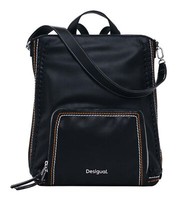 Desigual Trama Pretoria Backpack Rucksack Freizeitrucksack Black Schwarz Neu