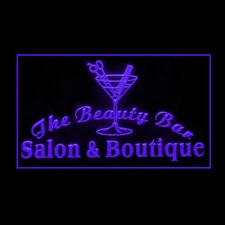 160135 The Beauty Bar Salon Display LED Light Neon Sign