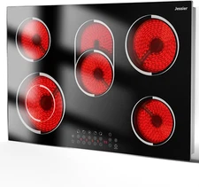 Electric Cooktop 30 Inch - 5 Burners Built-In Ceramic Cooktop, 30" Electric Stov