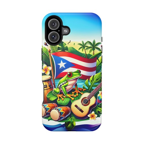 Vibrante Arte Puertorriqueño Magnético Resistente Estuches - Protectores Tropicales para Teléfono, Regalos - Imagen 34 de 133