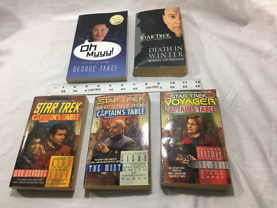Star Trek ''The Captain's Table''  1, 3 & 4 + Death In Winter + ''Oh Myyy!' Takei