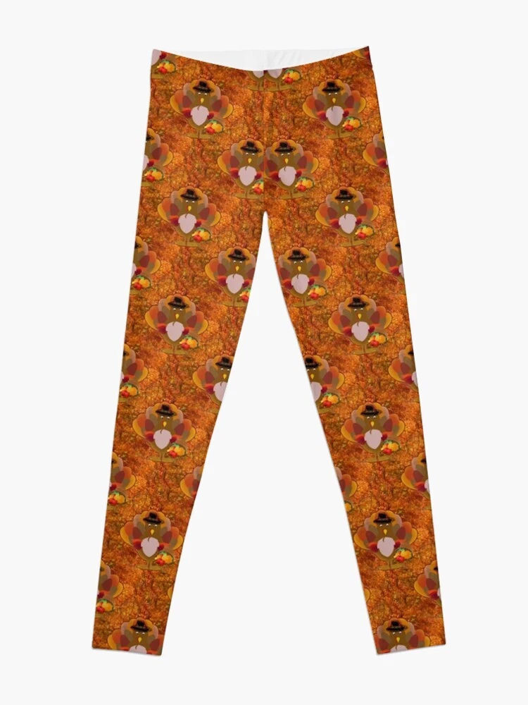 Thanksgiving Turkey Sweet Leggings for Women, Thanksgiving Turkey