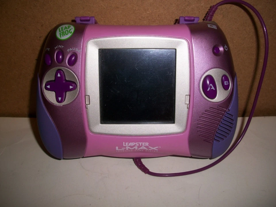 LEAP FROG LEAPSTER HANDHELD L-MAX LEARNING GAME SYSTEM 3 FREE GAMES EDUCATIONAL - Image 2 of 3