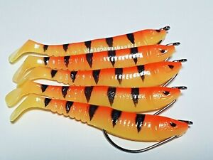 perch and zander Drop shot lures with offset hooks soft lures for pike