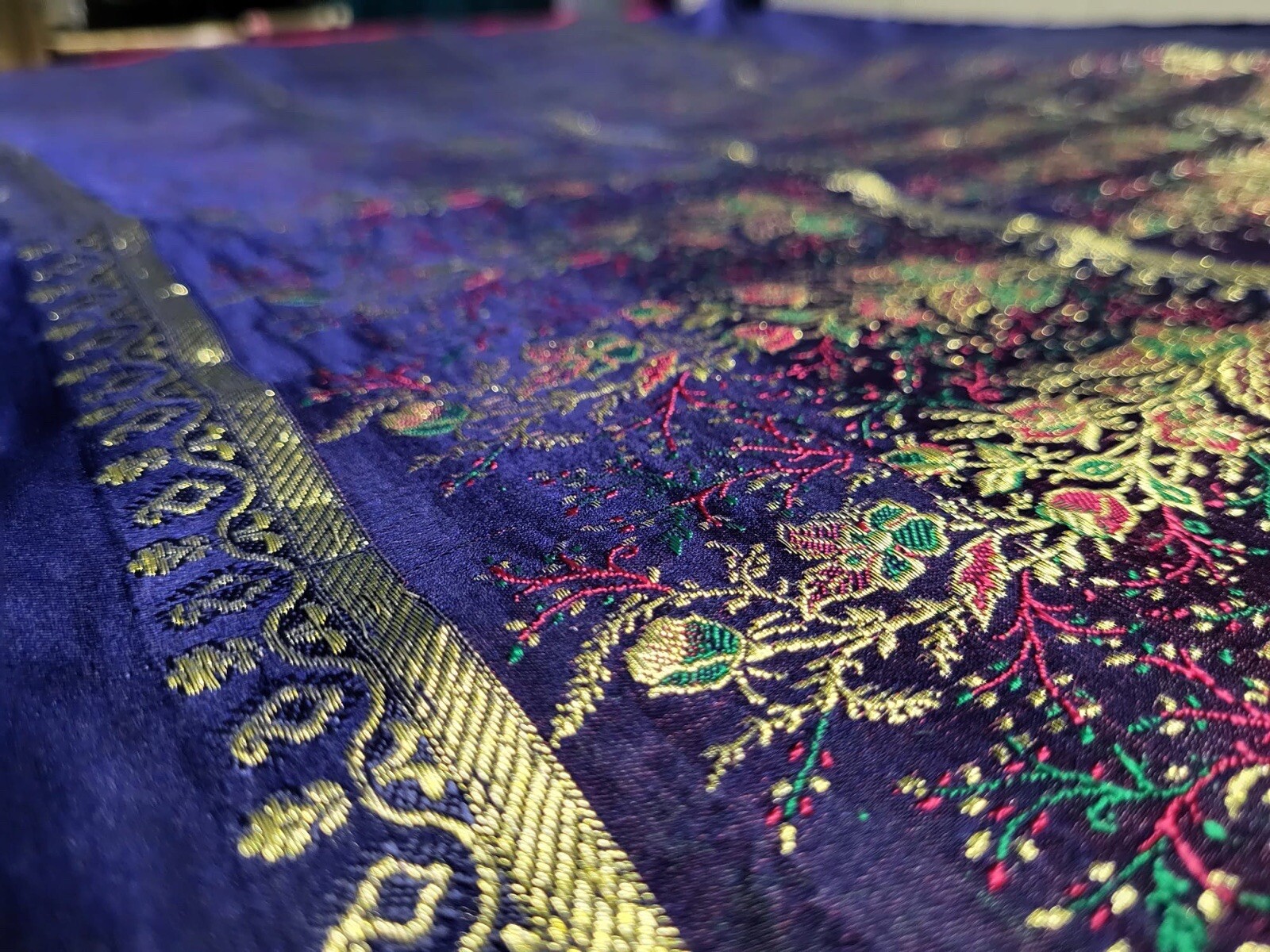 Trendofindia Fertig Gewickelter Bollywood Sari Indien Lila Gr. S Bis