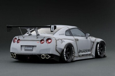 1/18 Ignition Model Pandem R35 GT-R Matt Gray 2 w/ Box From 1/18 Ignition Model Pandem R35 GT-R Matt Gray 2 w/ Box From