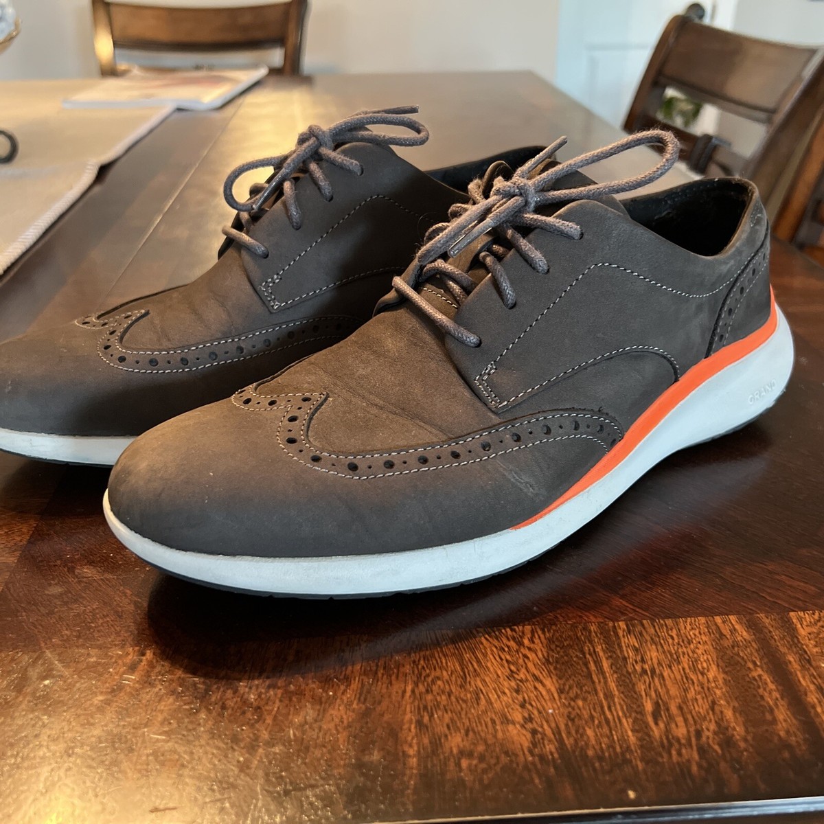 Cole Haan Grand Troy Wingtip‎ Oxford Shoes
Men’s Sz 13 Cole Haan Mens Grand Troy Wingtip Oxford Pavement Grey  main image 2