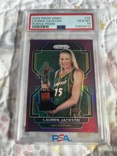 2022 Panini WNBA Lauren Jackson Purple Prizm /99 PSA 10 💎 Seattle Storm Opals