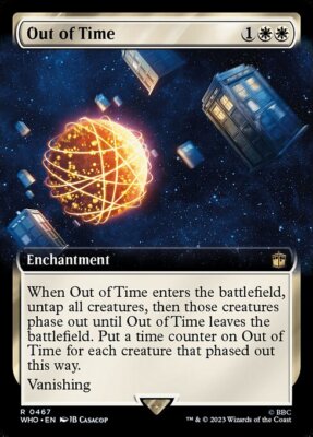 MTG OUT OF TIME 467 EXC - - WHO - MAGIC