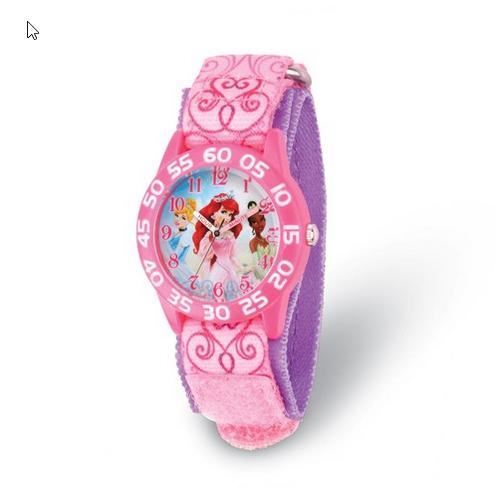 Disney Princess Pink Strap Time Teacher Watch | eBay
