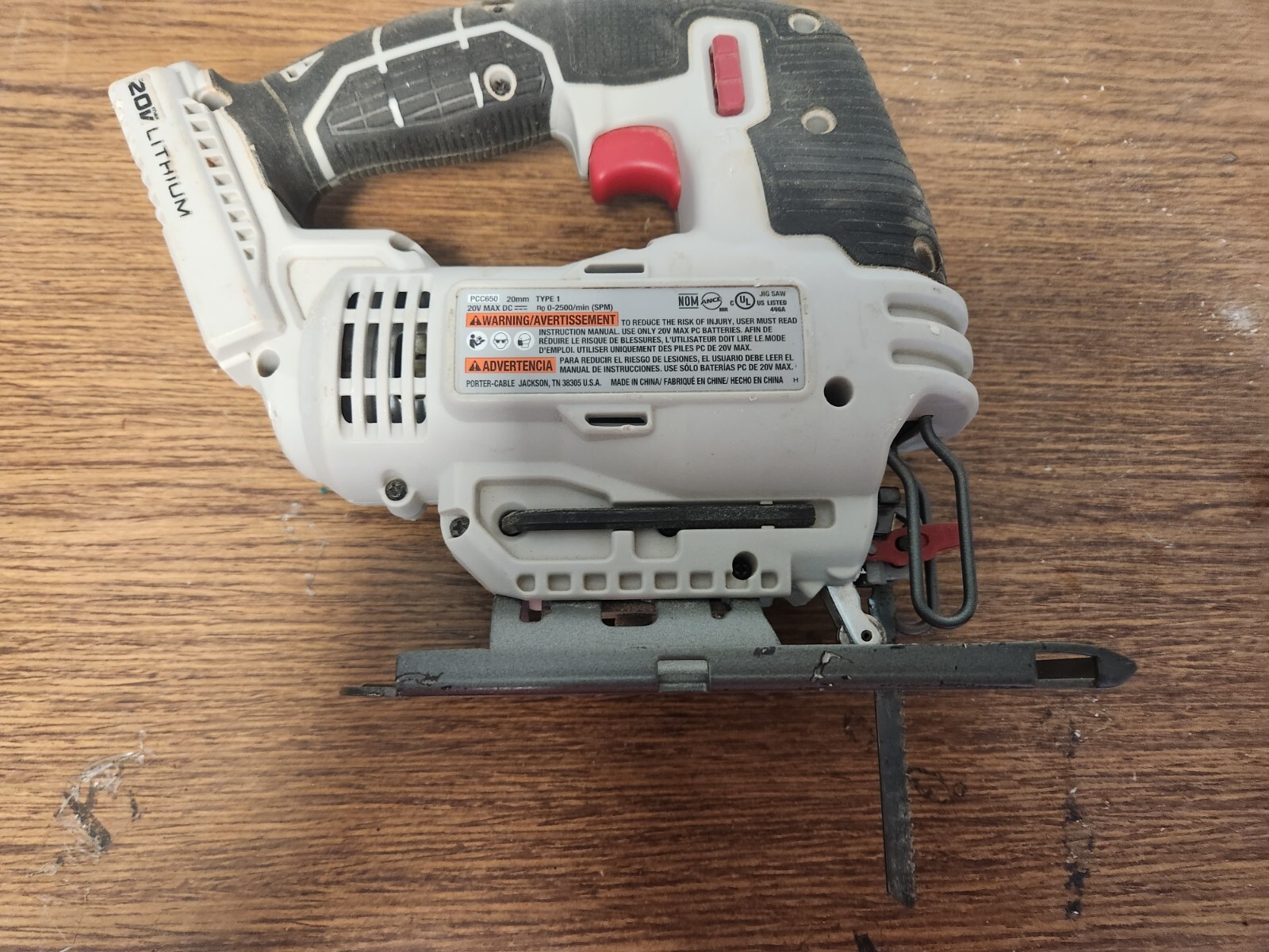 Porter-Cable PCC650 20V MAX Li-Ion Cordless Jigsaw#20FM.51