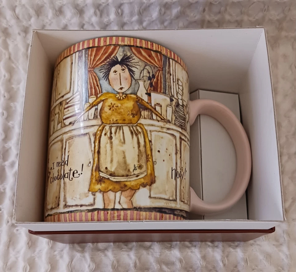 Lang Coffee Mug I NEED CHOCOLATE NOW Karen H. Good Gift Idea Novelty Fun - Image 2 of 4
