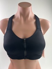 Victoria's Secret Knockout Front Close High Support Sport Bra Black 36B NWT