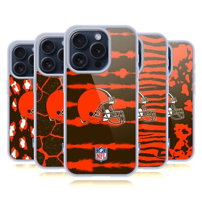 NFL CLEVELAND BROWN ART GELHÜLLE KOMPATIBEL MIT APPLE iPHONE HANDYS & MAGSAFE