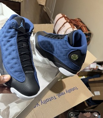 Jordan Air Jordan 13 Retro Blue Black White Men's High Top Basketball Sneakers