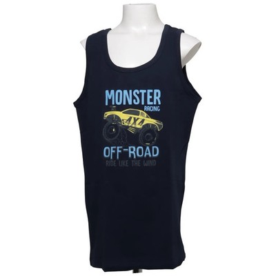 Jenika, Tank­top, Größe: 176, Schwarz/Mehrfarbig, Baumwolle/Elasthan, Print #8qN