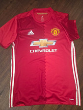 adidas Manchester United Soccer Jersey Red/White Chevrolet Sponsor
