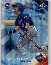 2017 Bowman Platinum Gavin Cecchini Rookie #18 RC New York Mets