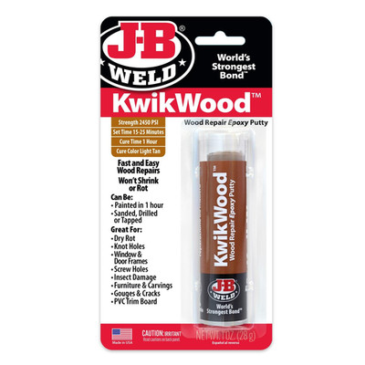 8257UK Kwikwood Epoxidkitt - 57 Gramm - Stärke 900 PSI - 1 Stunde Aushärtezeit - T