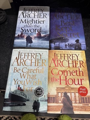 Jeffrey Archer Hardback Bundle Of 4 x Books