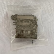 Vintage 1996 Honda Cart Indy Racing Commemorative Pin Shaped Like A V8 Engine