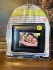 GiiNii 3.5" Digital Picture Frame Black Memory Card Port Mini USB Port NEW Seal