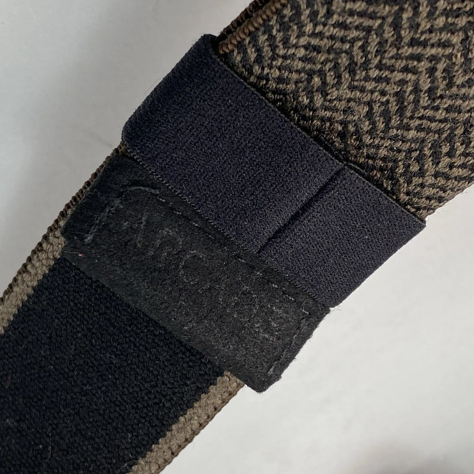 Cinto ajustável Arcade Adventure marrom espinha de peixe stretch tecnologia OSFM sem metal - Imagem 2 de 4