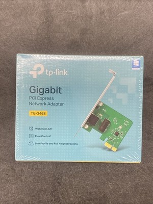 TP-Link 10/100/1000Mbps Gigabit Ethernet PCI Express Network Card (TG-3468), PCI