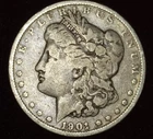 1901 morgan silver dollar Lot AK09