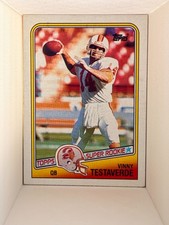 ?1988 Topps #352 Vinny Testaverde Rookie Card RC. rookie card picture