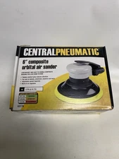 Central Pneumatic 6” Composite Orbital Air Sander Palm Sanding Hardly Looks Used
