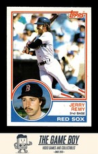 1983 Topps #295 Jerry Remy Boston Red Sox