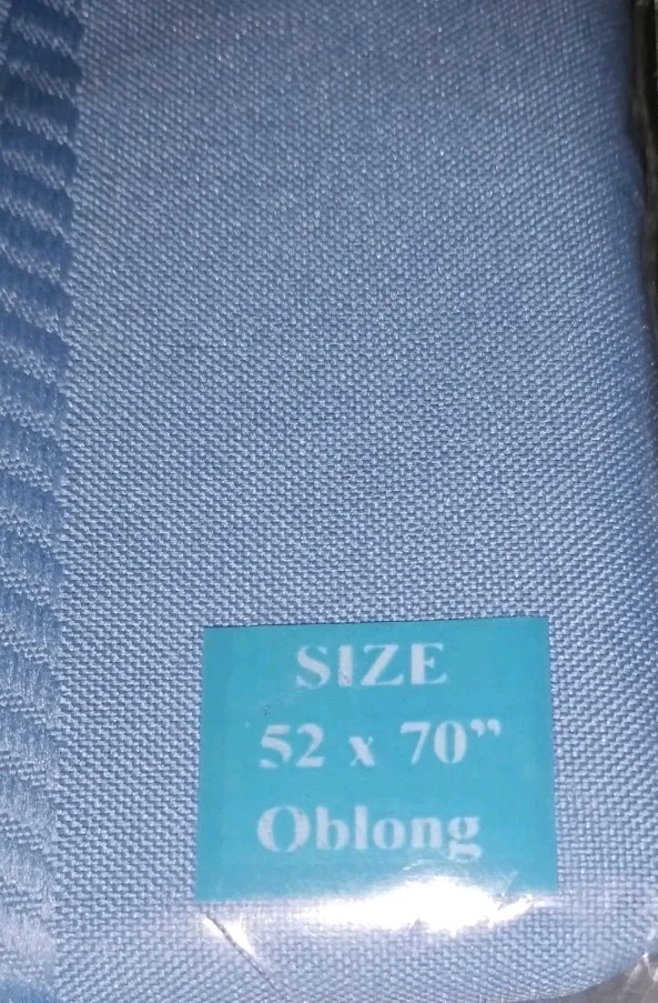 Bardwil Linens Carefree Elegance Easy Care-Soft Touch Tablecloth 52” X 70” NEW - Image 4 of 4