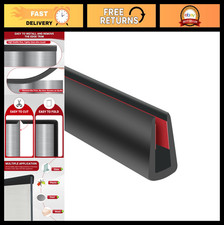 Self-Adhesive Rubber Edge Trim 20Ft - Flexible U Channel Protector for Glass  P
