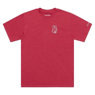 T-Shirt TROY LEE DESIGNS Peace Out - Fuchsia