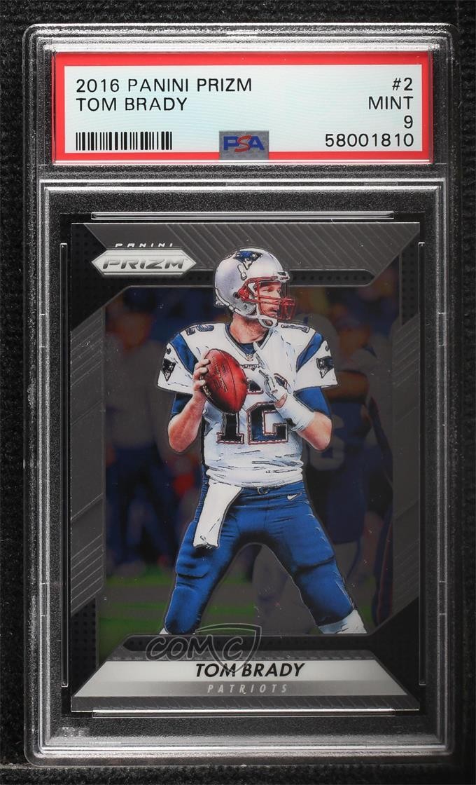 2016 Panini Prizm Tom Brady #2 PSA 9 MINT 1og