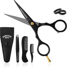 5  Beard and Mustache Scissors, German Stainless Steel Beard Scissors Come