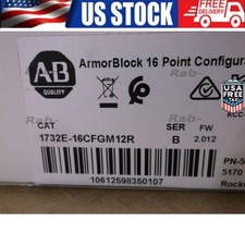 1732E-16CFGM12R Allen Bradley  PLC 16 Pt Configurable ArmorBlock I/O US Free Tax