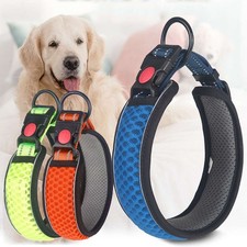 Adjustable Mesh Padded Pet Dog Collar Reflective Dog Collar Durable Breathable