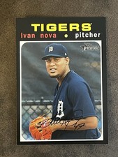 2020 Topps Heritage #704 SP Ivan Nova Detroit Tigers